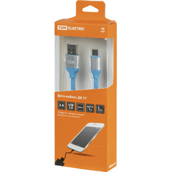 Кабель TDM Electric USB Type-A - USB Type-C SQ1810-0317 (1 м, синий)