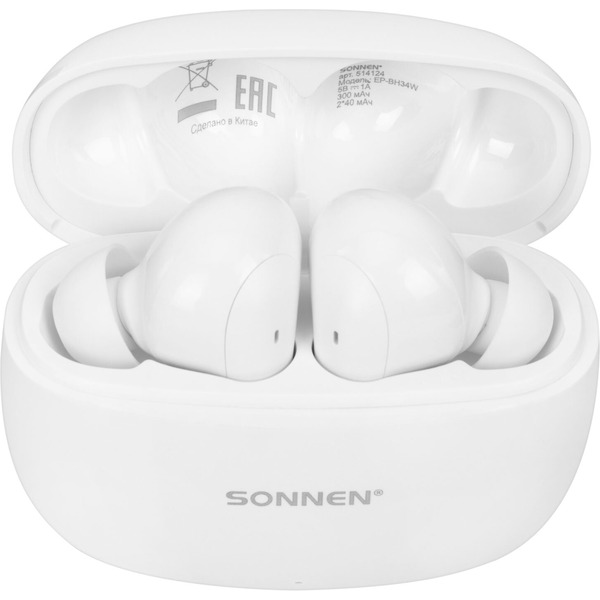Наушники Sonnen EP-BH34W (белый)