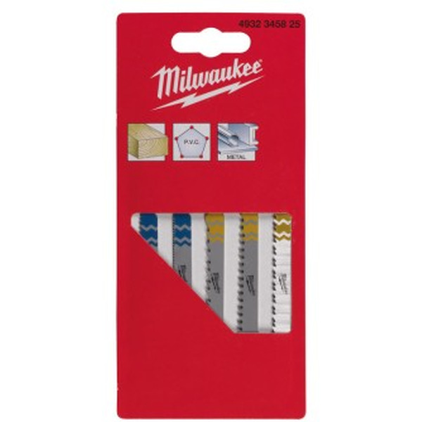 Набор полотен MILWAUKEE по дереву и металлу 5 шт 4932345825
