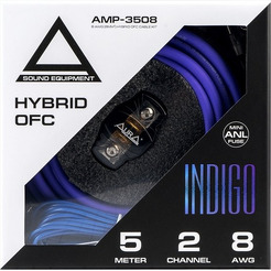 Комплект для подключения 2-х канального усилителя AURA AMP-3508 Hybrid-OFC