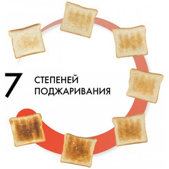 Тостер Atlanta ATH-1031 (красный)