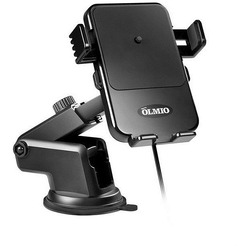Держатель автомобильный OLMIO 038848 с беспроводной зарядкой QI