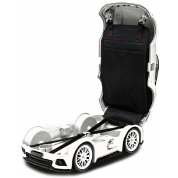 Детский чемодан RIDAZ Ford Mustang GT (белый)