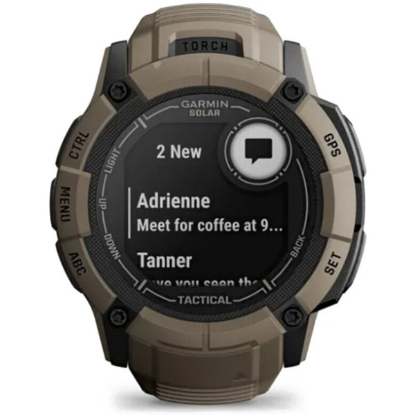 Умные часы Garmin Instinct 2x Solar Tactical Edition (коричневый)