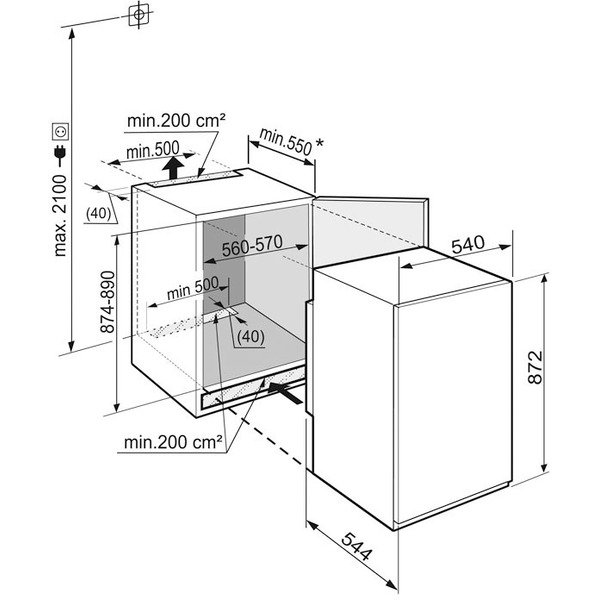 Морозильник встраиваемый Liebherr IGS1624-20 001
