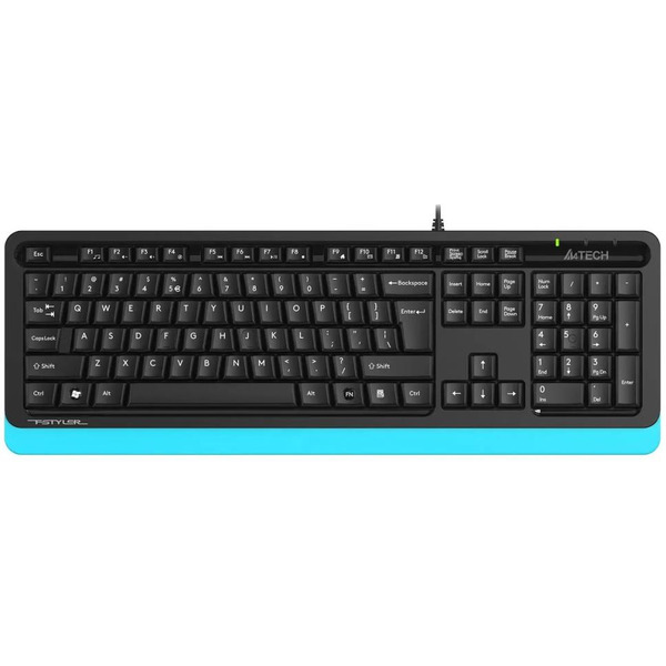 Клавиатура A4Tech Fstyler FKS10 (черный/синий)