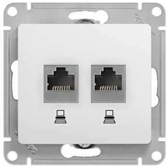 Розетка компьютерная Systeme Electric Glossa GSL000185KK