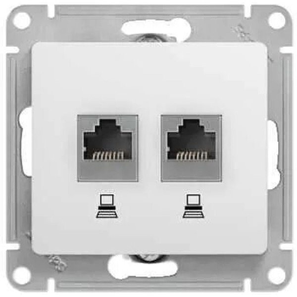 Розетка компьютерная Systeme Electric Glossa GSL000185KK