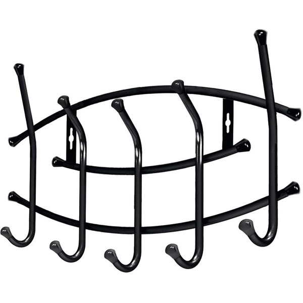 Вешалка настенная НИКА Премиум ВНП3/Ч (черный)