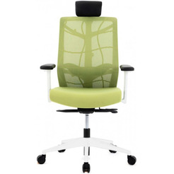 Кресло Chair Meister Nature II (каркас белый, ткань зеленая)