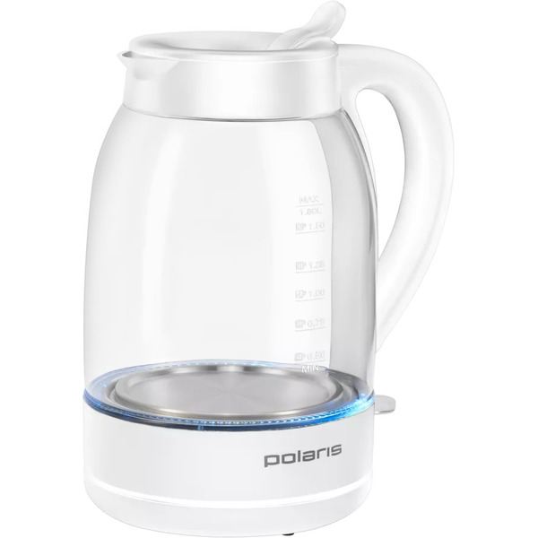 Электрический чайник Polaris PWK 1797CGL Water Way Pro (белый)