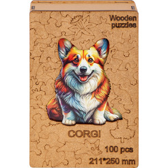 Сувенирный пазл MASTER WOOD Корги SWPKR