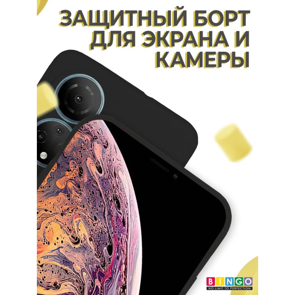 Бампер BINGO Liquid TPU для HONOR X7 Черный