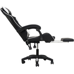 Игровое кресло Calviano 1583 (черный/белый)