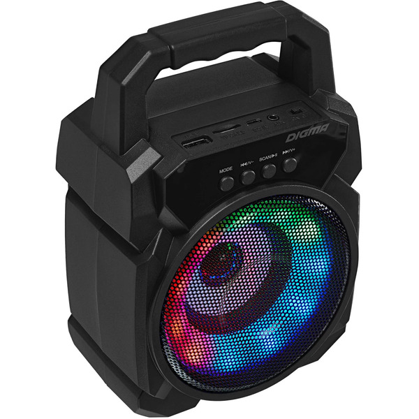 Портативная колонка  Digma D-PS1500 (черный)