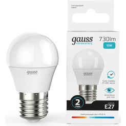 Лампочка Gauss Elementary Globe 53220