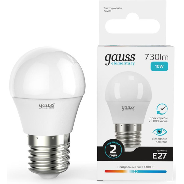 Лампочка Gauss Elementary Globe 53220