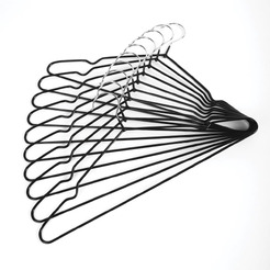 Вешалки-плечики BRABIX PREMIUM 608467, 10 шт