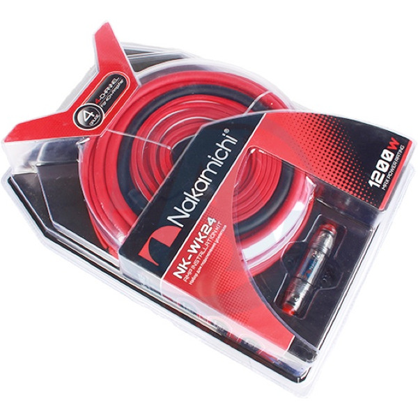 Набор проводов для подключения 4-канального усилителя 4Ga NAKAMICHI NK-WK24