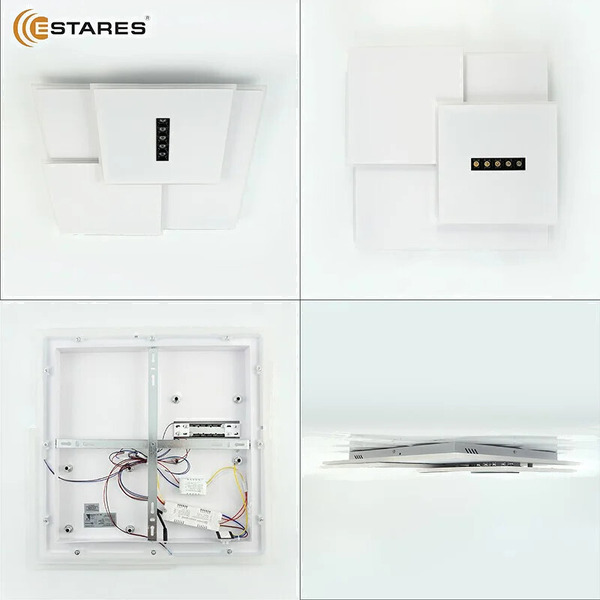 Потолочный светильник Estares Sterren 105W 3S 5DL-RC-520x535x55-WHITE/BLACK/WHITE-220-IP20
