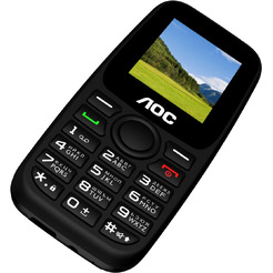 Кнопочный телефон AOC A170 (черный)