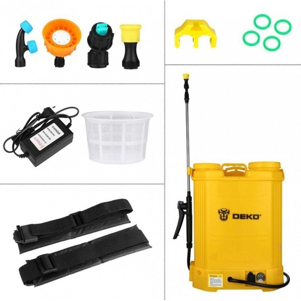 Аккумуляторный опрыскиватель Deko DKSP10 16 л (065-0942)