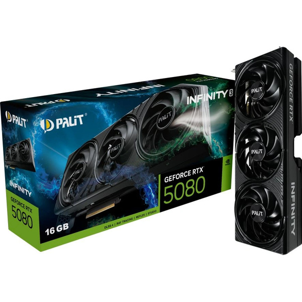 Видеокарта Palit GeForce RTX 5080 Infinity 3 NE75080019T2-GB2035S