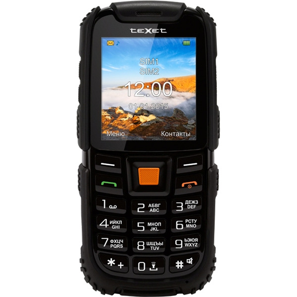 Мобильный телефон TEXET TM-500R черный