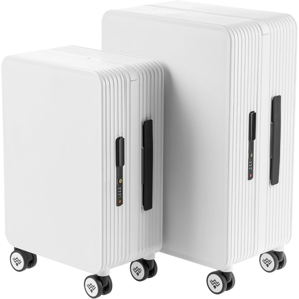 Чемодан DoubleW 005# (S, белый)