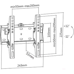 Кронштейн для телевизора Gembird WM-42T-02