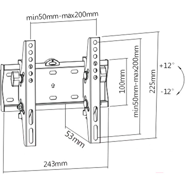 Кронштейн для телевизора Gembird WM-42T-02