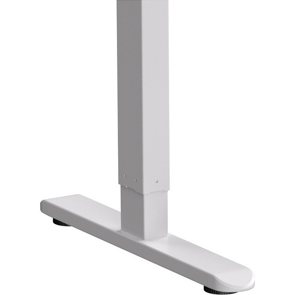 Стол подъемный WellDesk WDE Basic 130x67.5х1.8 (белый/дуб бардолино натуральный)