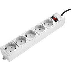 Фильтр-удлинитель Power Cube 1,8м, белый, 5 розеток (PG-B-6)