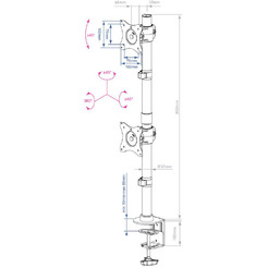 Кронштейн для монитора Arm Media LCD-T43