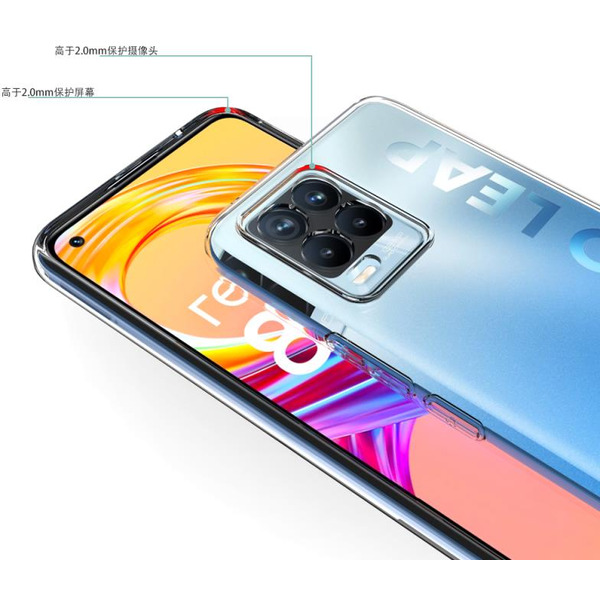 Бампер Bingo TPU 2.0mm для REALME 8 Белый