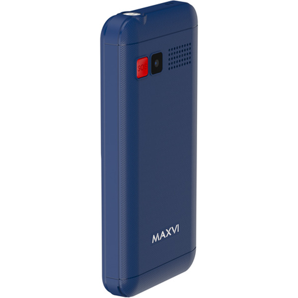 Мобильный телефон Maxvi B231ds +ЗУ WC-114 (синий)