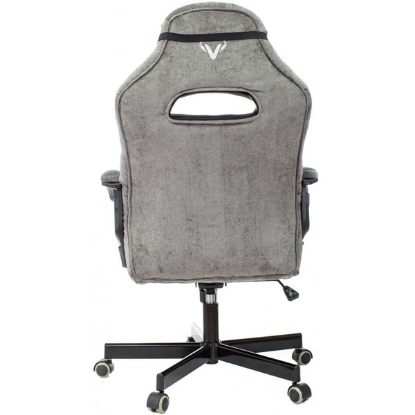 Кресло игровое Zombie VIKING 6 KNIGHT Fabric (1380214) серый/черный