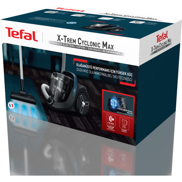 Пылесос с контейнером Tefal X-Trem Cyclonic Max TW7B62EA