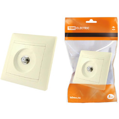 Розетка телевизионная TDM Electric Лама SQ1815-0121