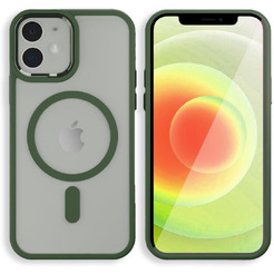 Задняя накладка CASE Acrylic MagSafe Apple iPhone 12 / 12 Pro зеленый