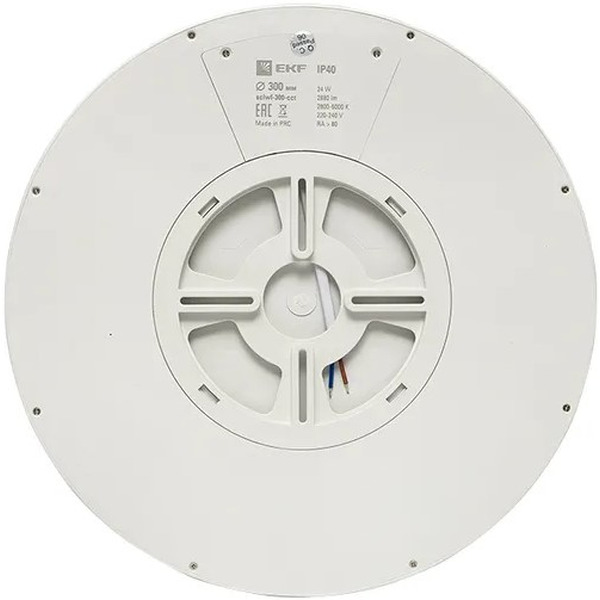 Умный потолочный светильник EKF Connect sclwf-300-cct