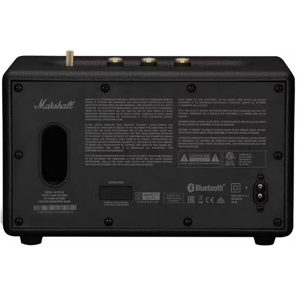 Проводная Bluetooth колонка Marshall Acton III, Black (1006004)