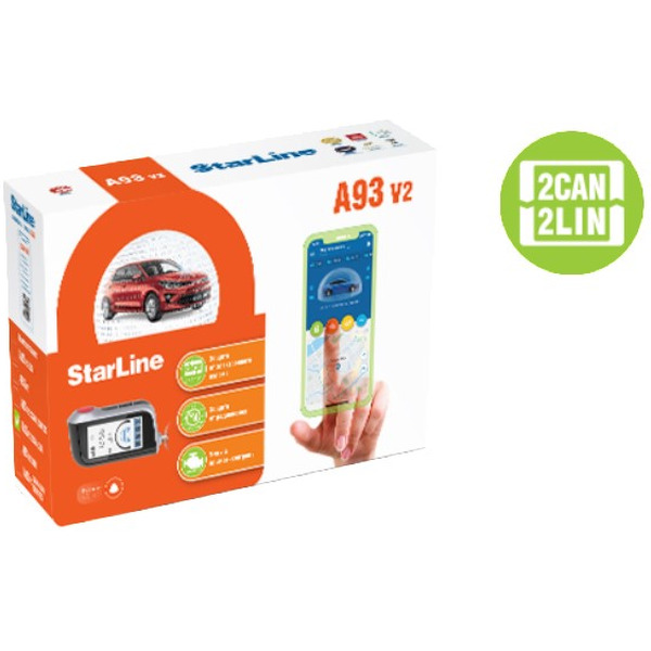 Автосигнализация StarLine A93 2Can+2Lin V2