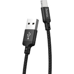 Кабель Hoco X14 USB Type-C (1 м, черный)