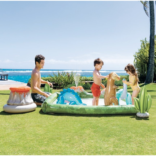 Водный игровой центр Intex Jurassic Adventure 56132 (200х200х36)