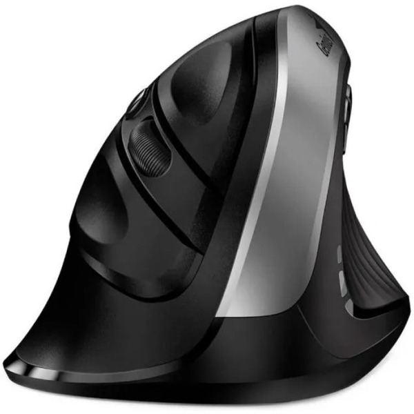 Вертикальная мышь Genius Ergo 8250S (черный/серебристый)