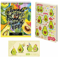 Набор канцелярии подарочный BRAUBERG AVOCADO 880951 (43 предмета)