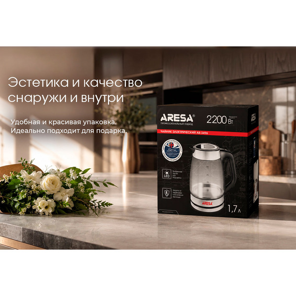 Чайник электрический Aresa AR-3496
