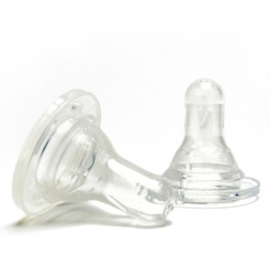 Набор сосок Мама Тама Силиконовые для бутылочек классика, 6 мес+, средний и сильный поток, МТ/067 2 шт/уп