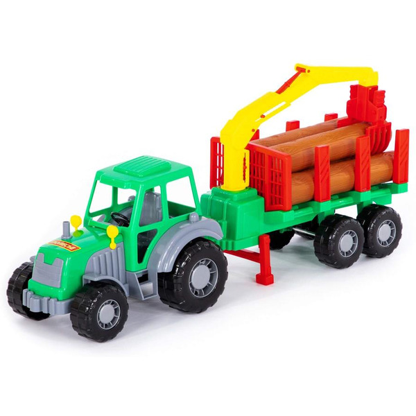 Трактор Полесье Алтай трактор с полуприцепом-лесовозом 35370